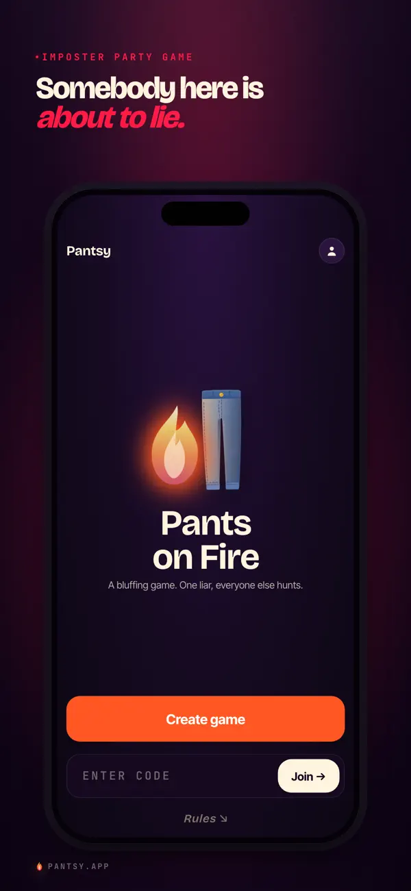 Pantsy — Imposter Party Game