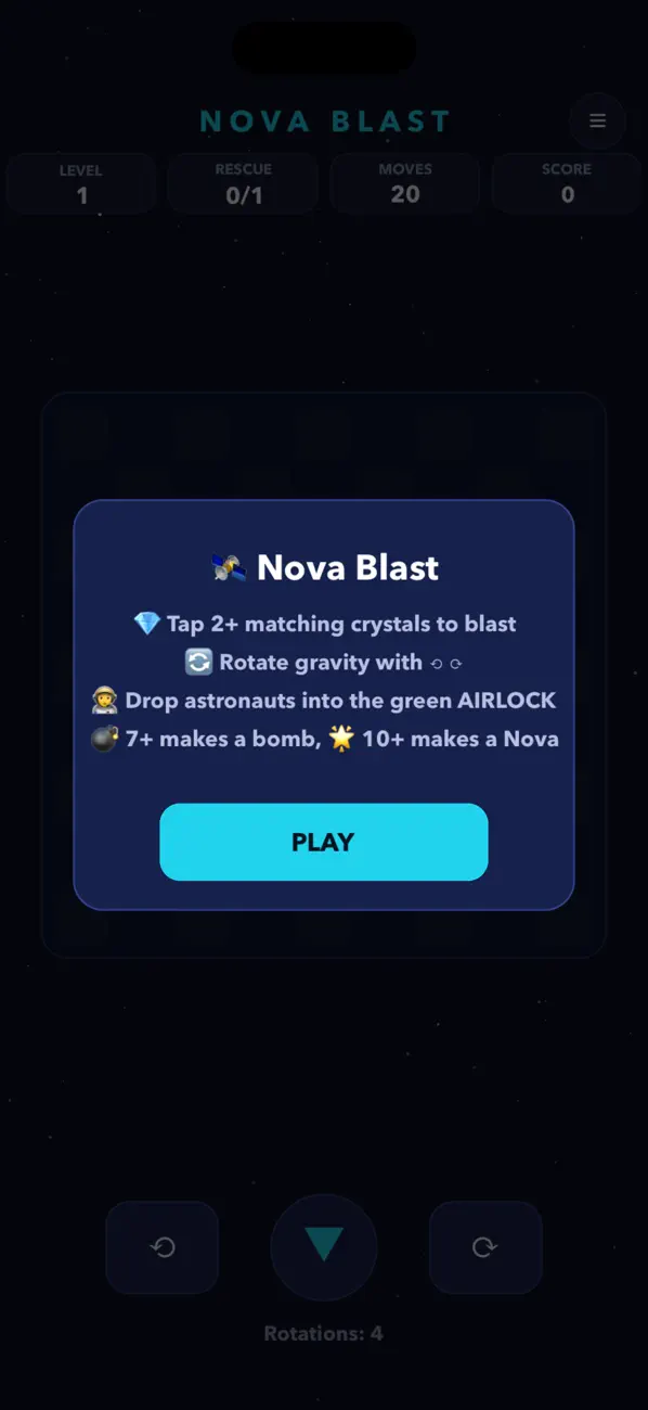 Nova Blast: Gravity Puzzle