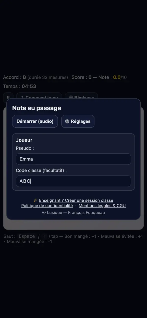 Note au passage...