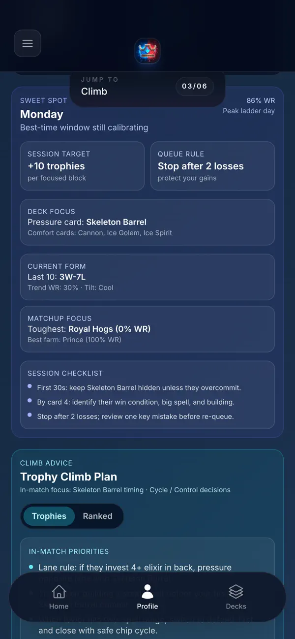 Battle Coach AI
