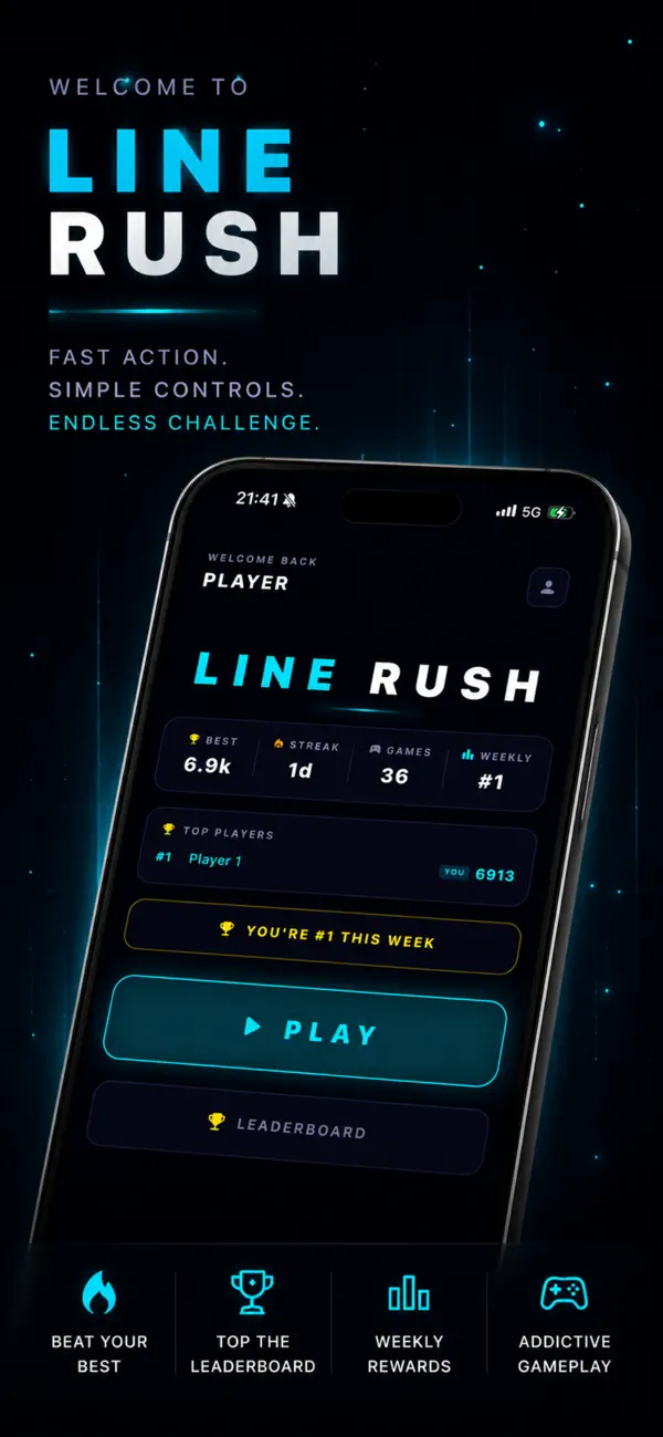 Line Rush: Dodge & Survive