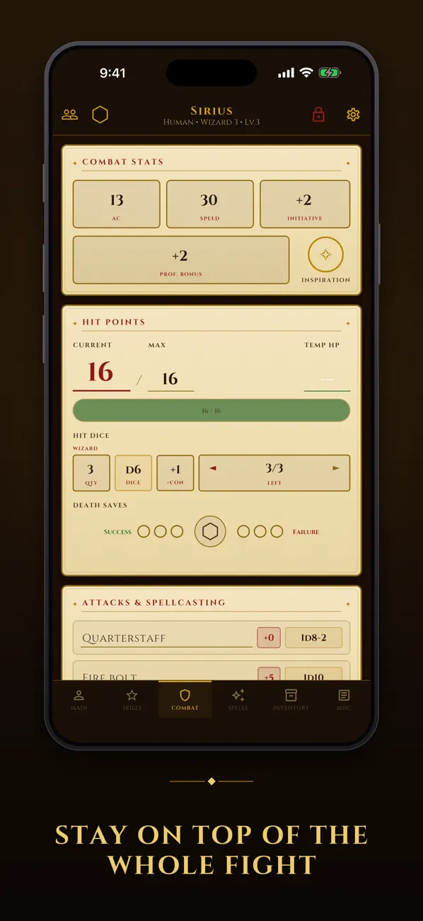 CharCraft: 5e Character Sheet