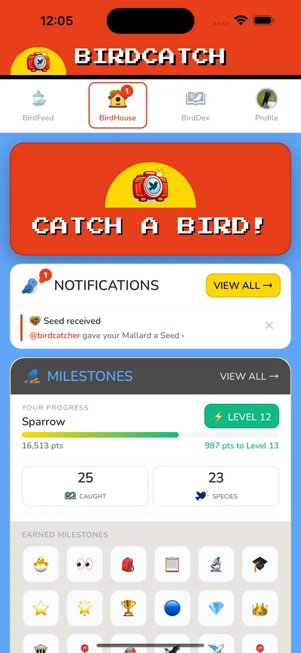 BirdCatch: Birding Game