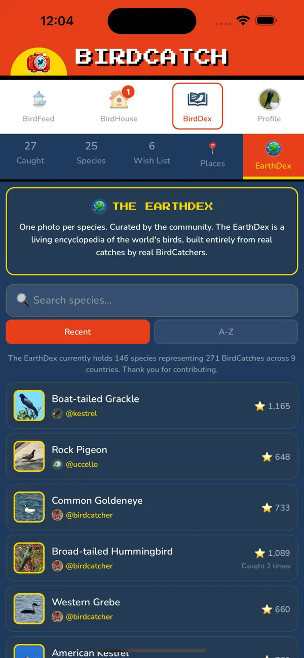 BirdCatch: Birding Game