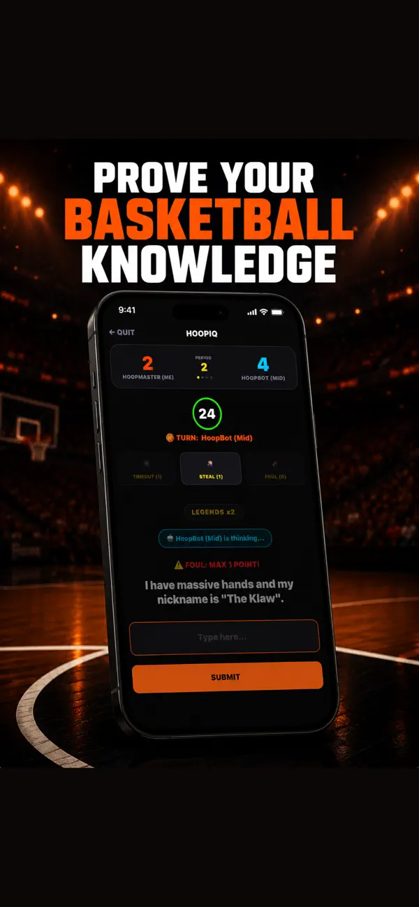 HoopIQ: Basketball Trivia