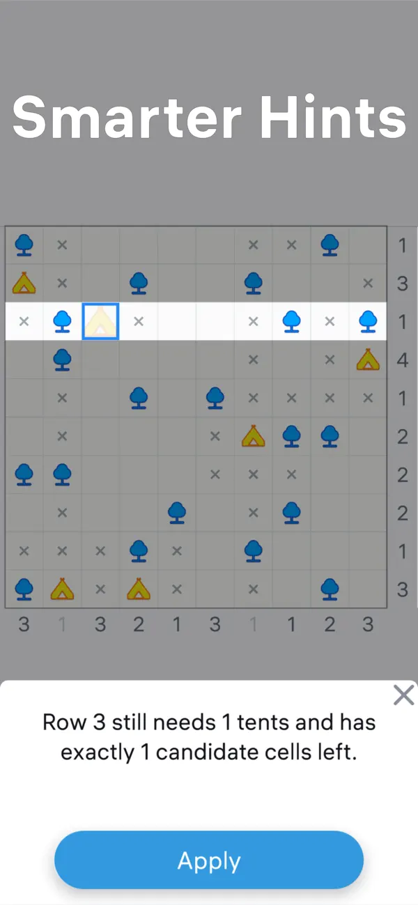 Tents and Trees: Logic Puzzles