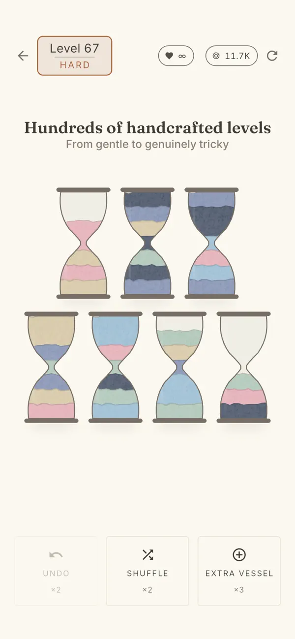 Vials: ASMR Sand Sort Puzzle