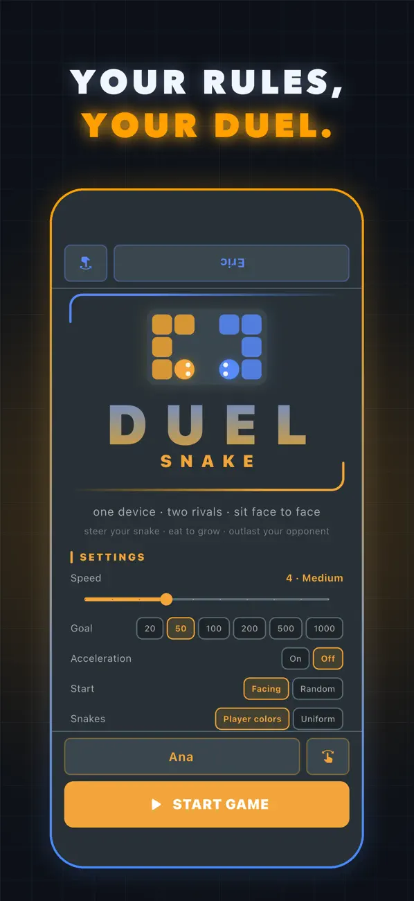 Duel Snake: 2 Player Battle