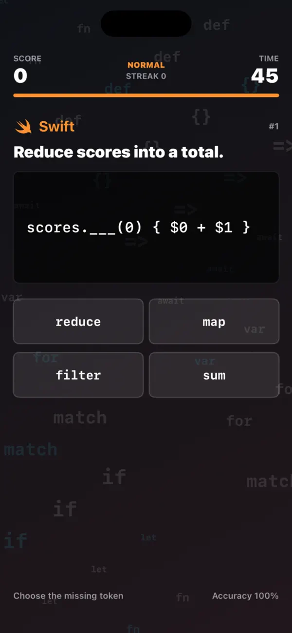 Syntax Sprint