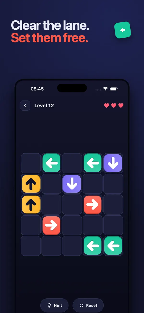 Arrow Escape: Lane Puzzle