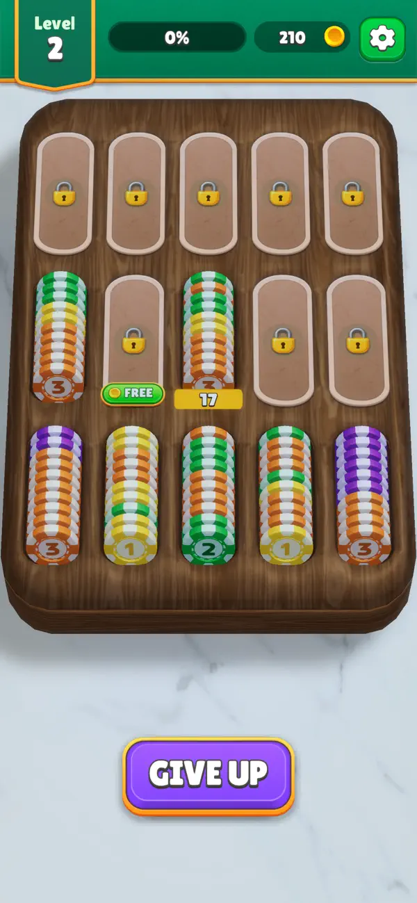 Casino Chip Sort