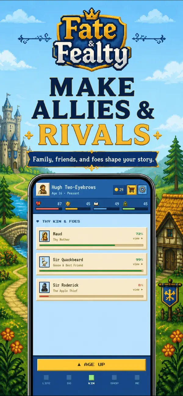 Fate & Fealty: Life Sim