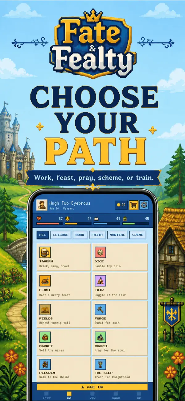 Fate & Fealty: Life Sim