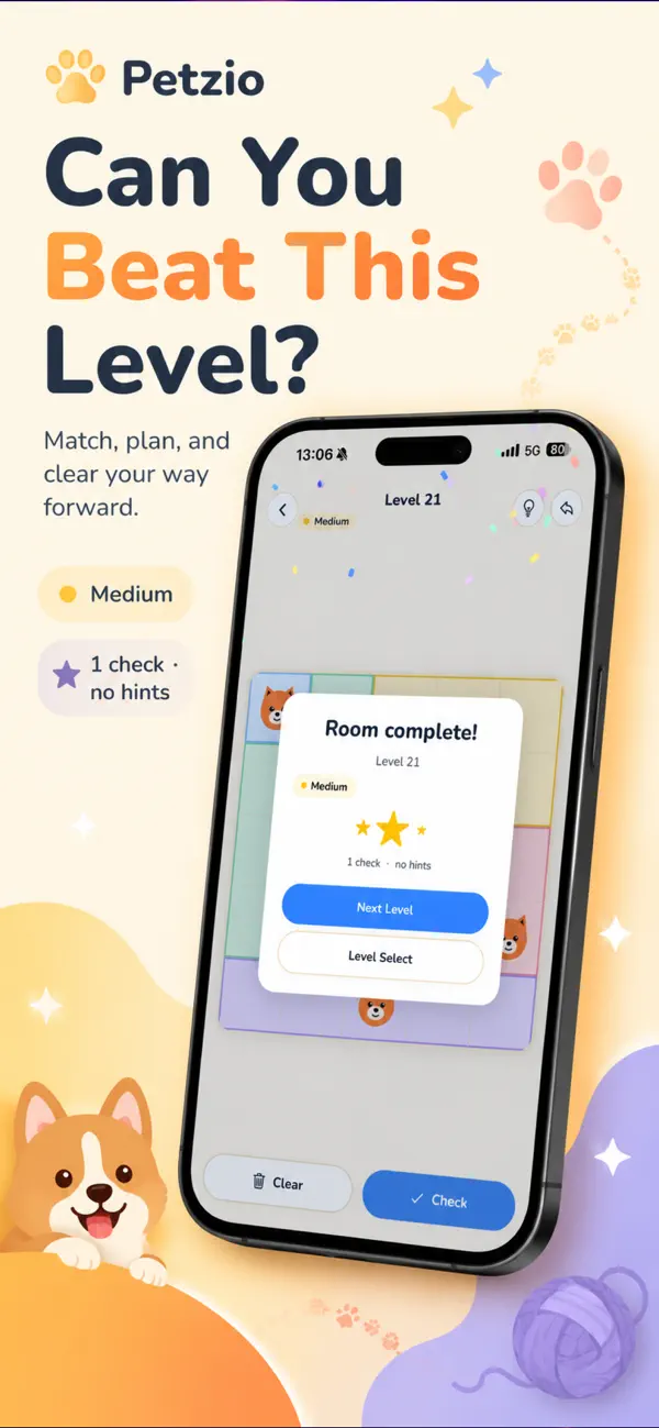 Petzio: Pet Logic Puzzle