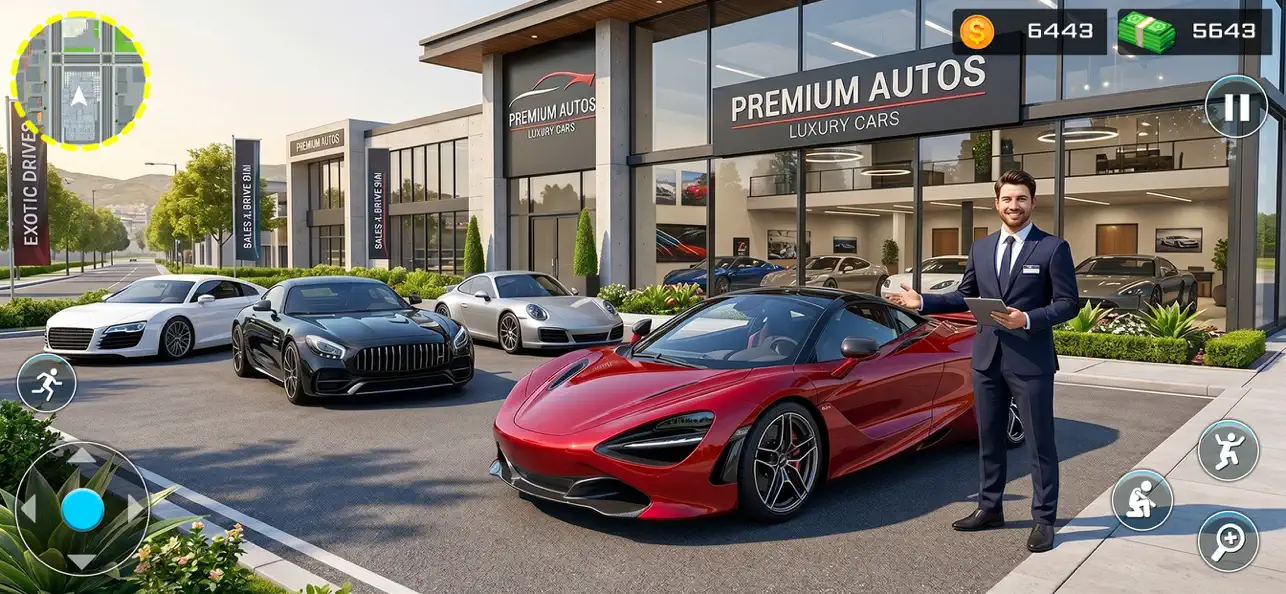 Auto Car Dealership Car Game