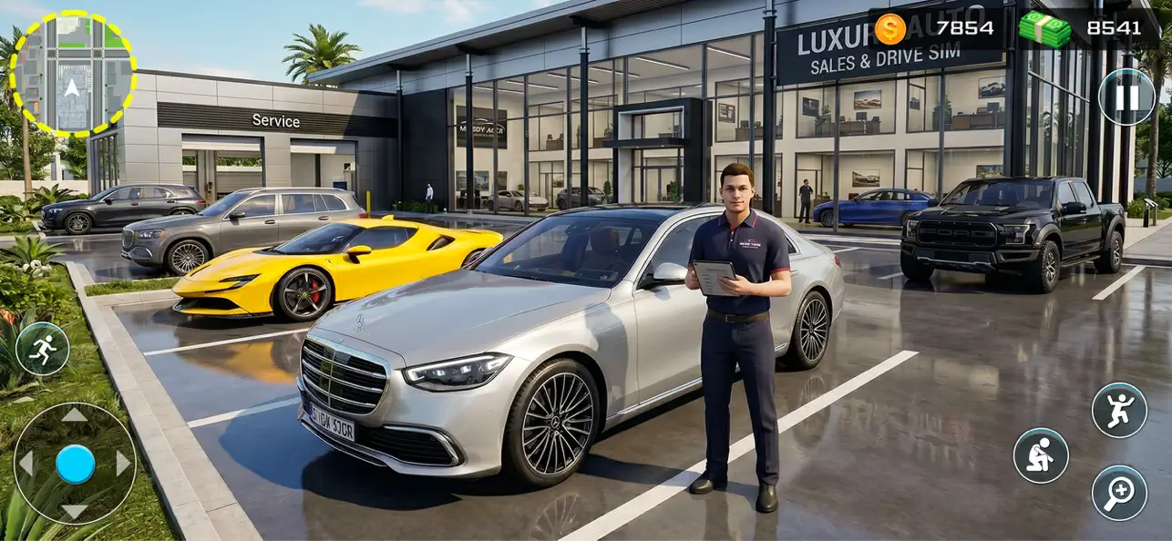 Auto Car Dealership Car Game