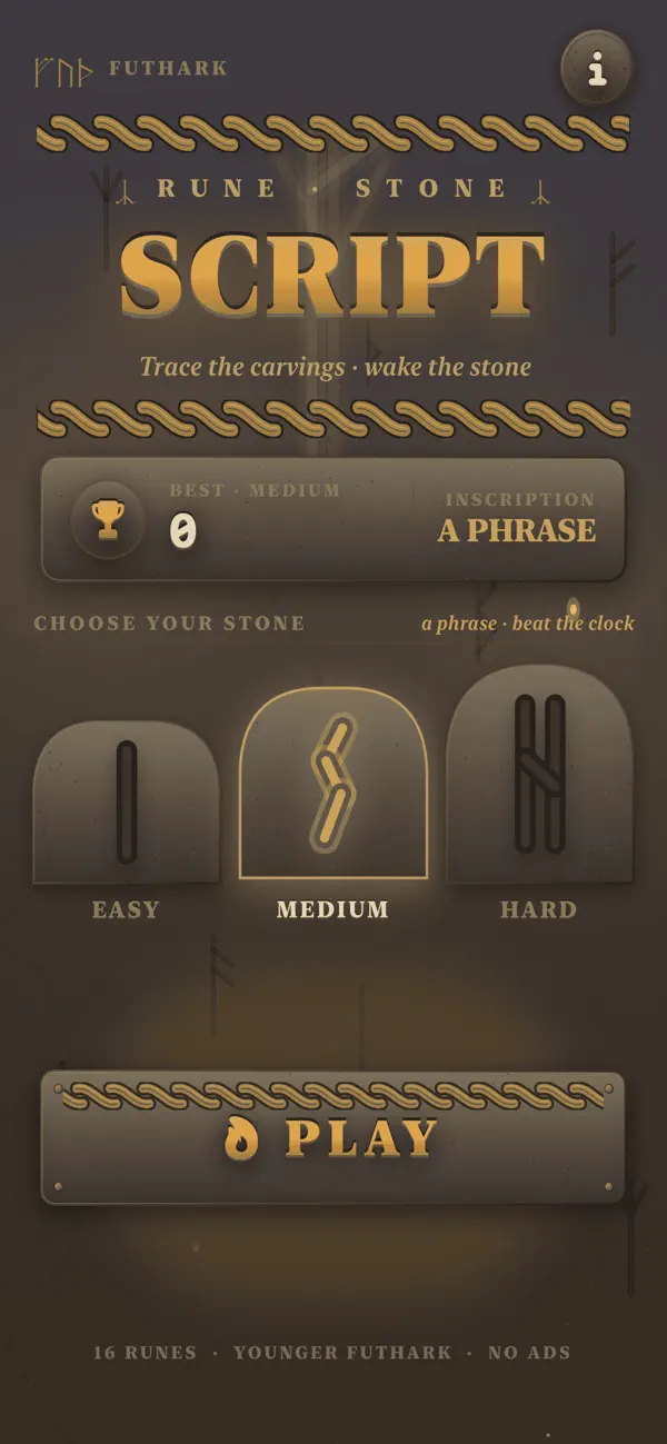 Rune Stone Script