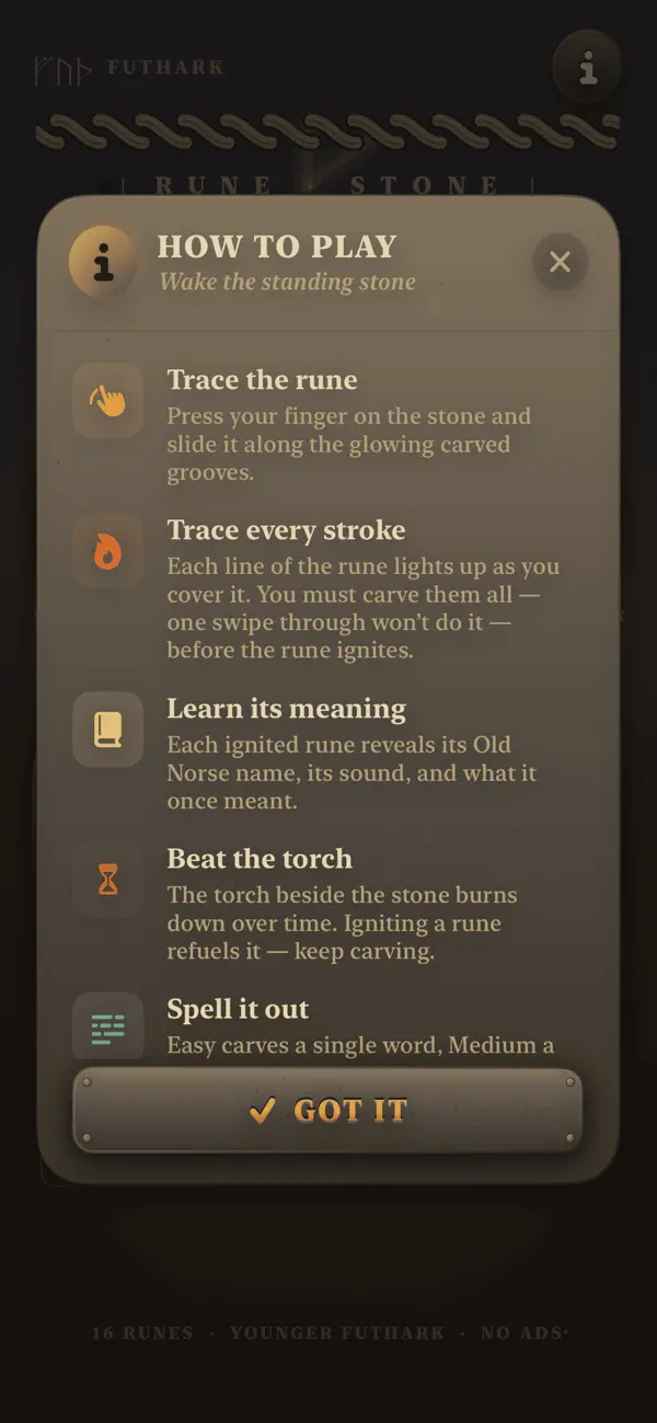Rune Stone Script