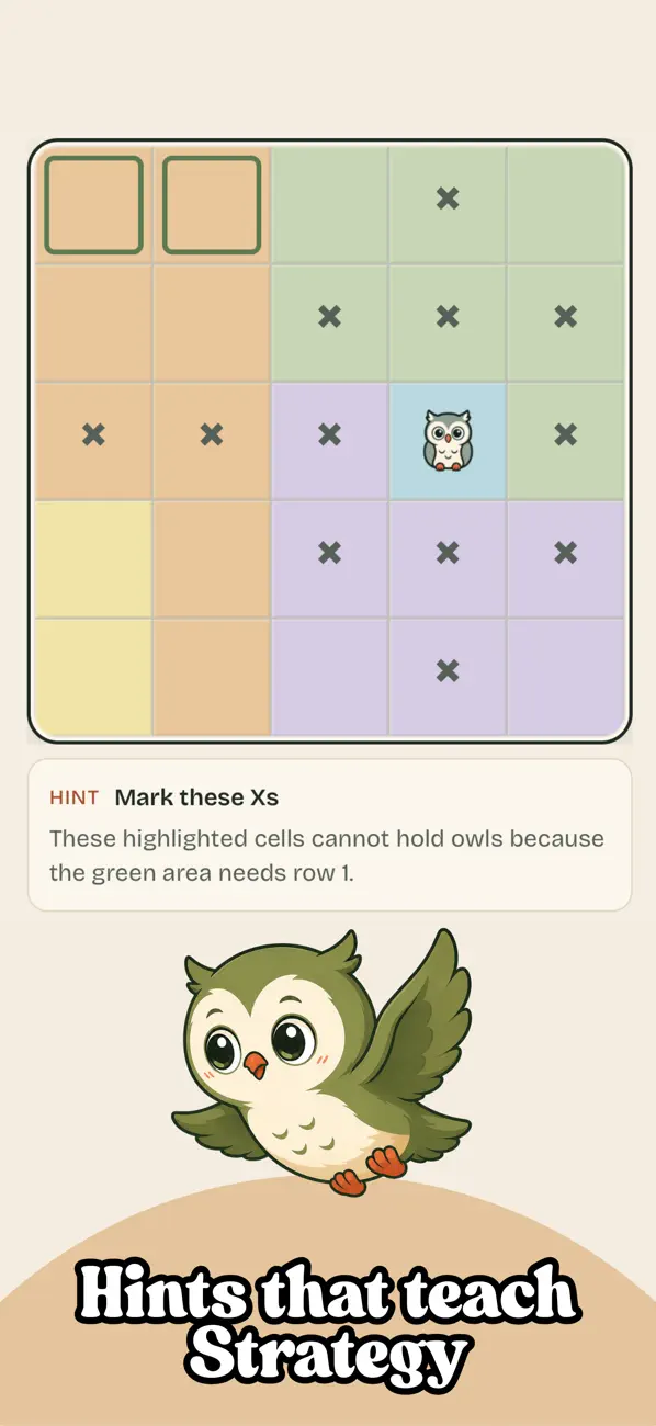 Hoot Grid: Logic Puzzles