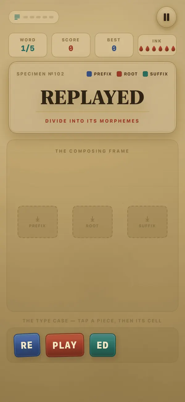 Word Morph Divide