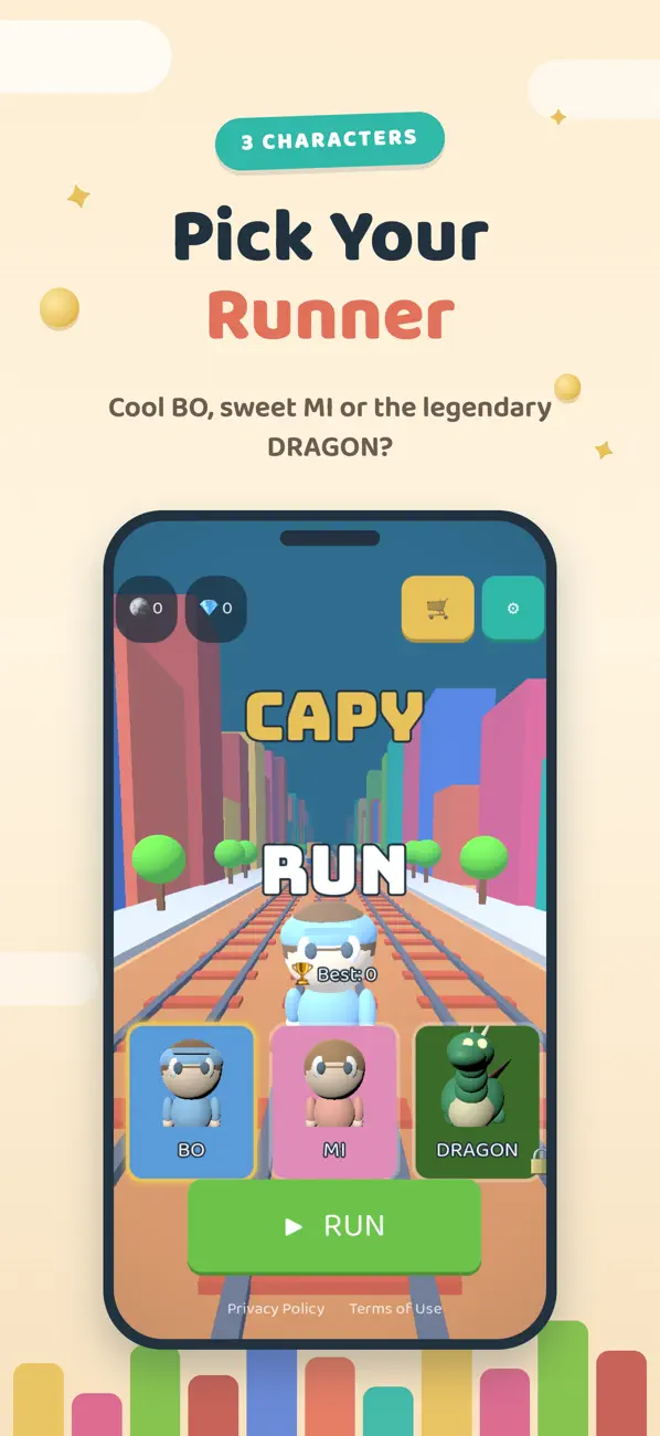 Capy Run: Capy Runner 3D