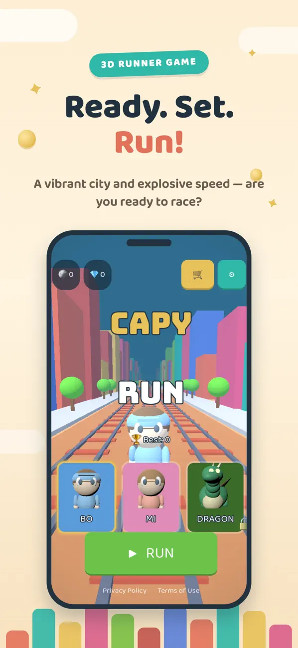 Capy Run: Capy Runner 3D