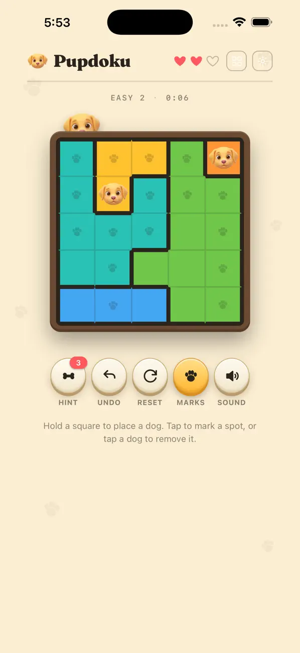 Pupdoku: Dog Logic Puzzle