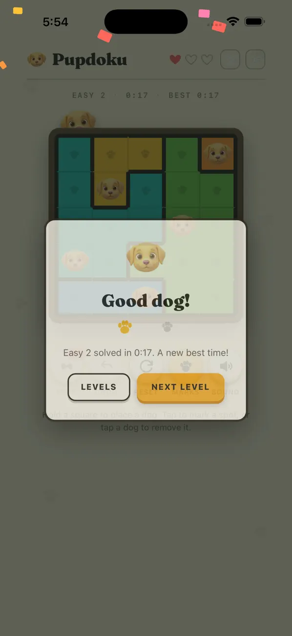 Pupdoku: Dog Logic Puzzle