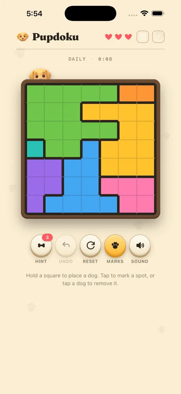 Pupdoku: Dog Logic Puzzle