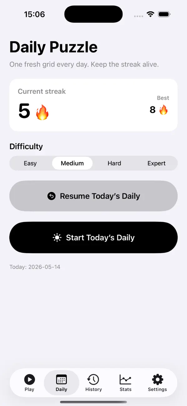 Pure Sudoku Daily