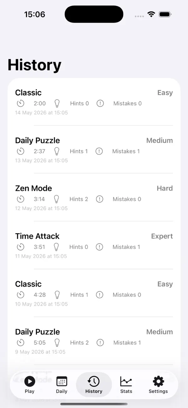 Pure Sudoku Daily