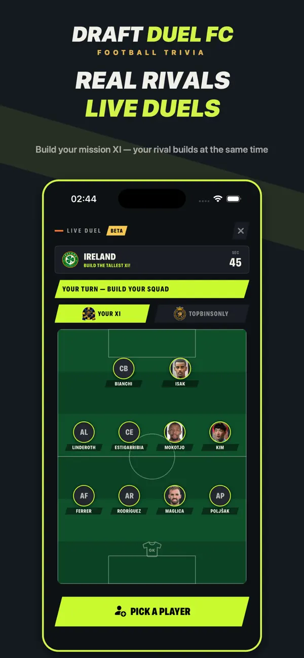 Draft Duel: Football Quiz Game