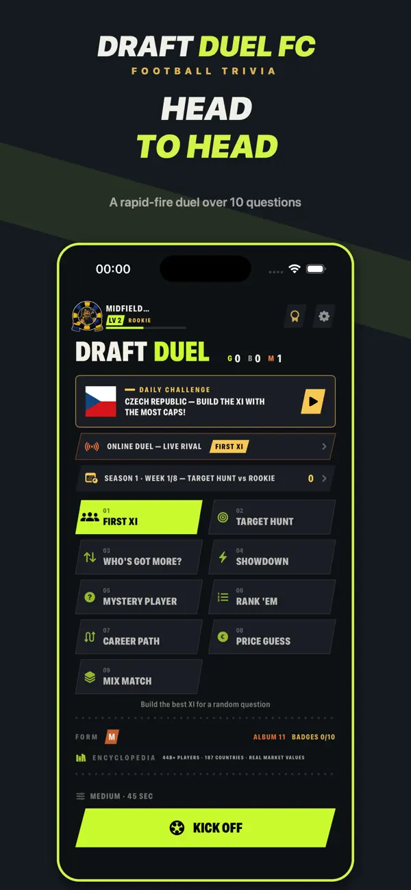 Draft Duel: Football Quiz Game