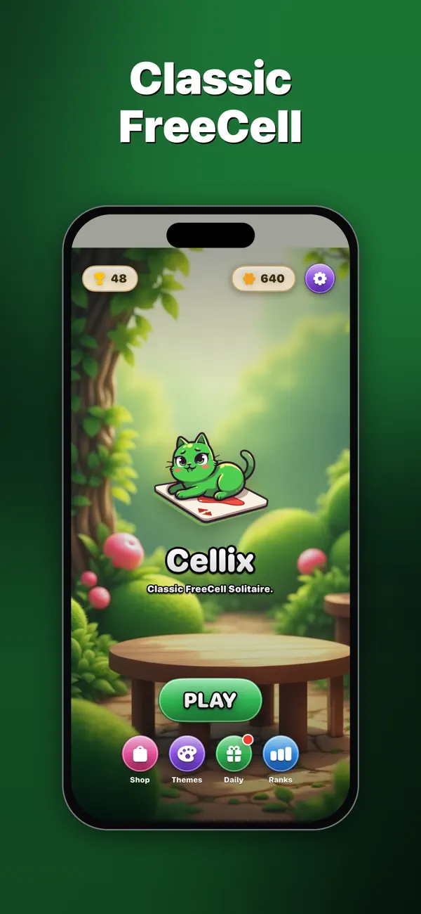 FreeCell Solitaire: Cellix