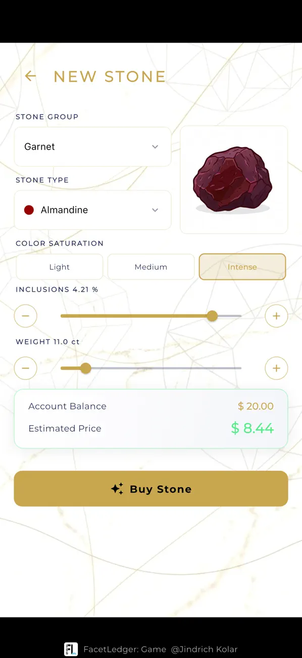 FacetLedger: Game