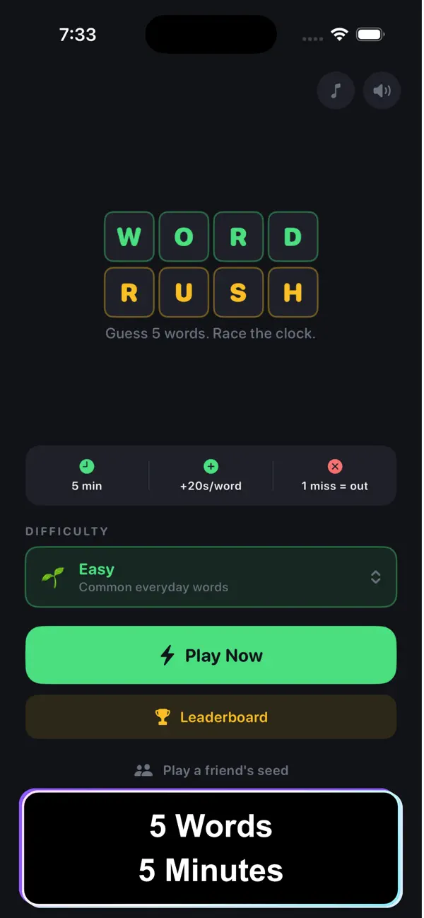 Word Rush: Beat the Clock