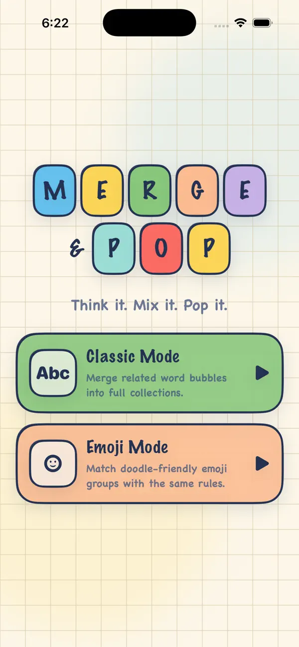 Merge & Pop: Fun Word Puzzle