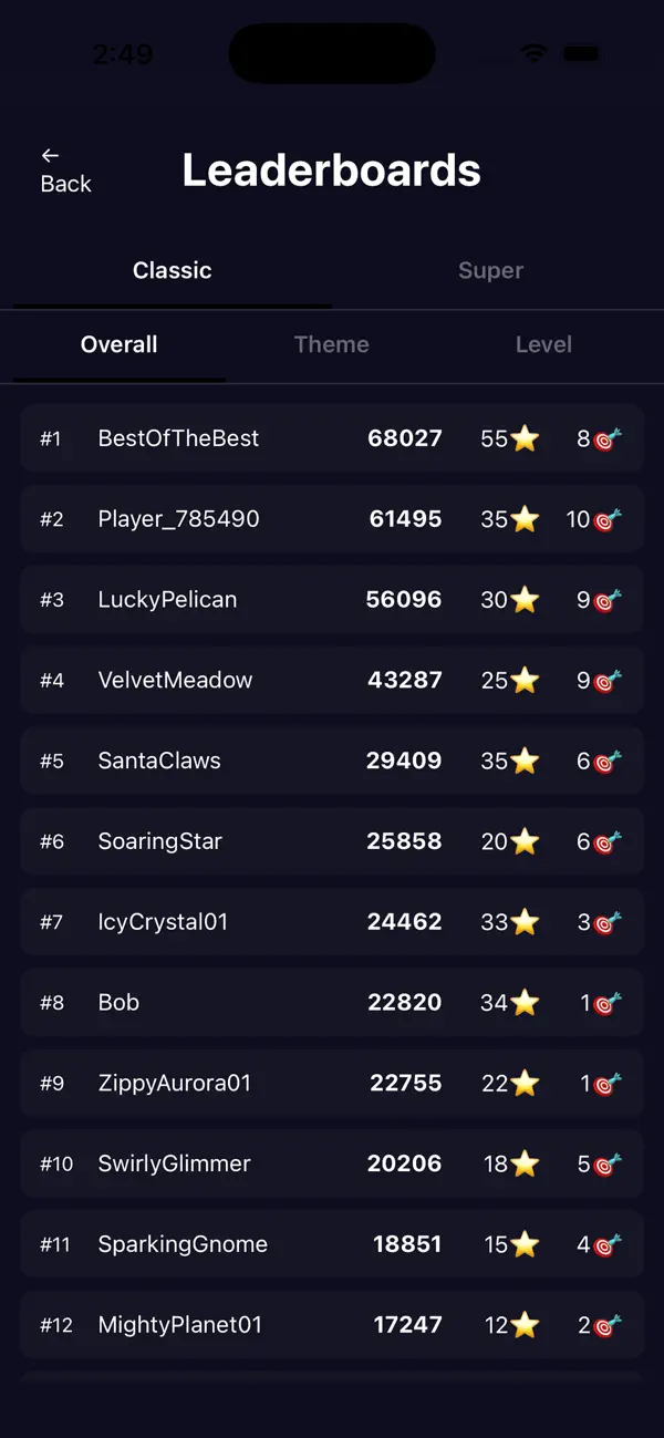 WordTapper Game