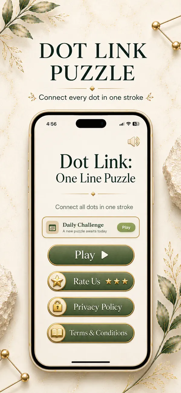 Dot Link: One Line Puzzle