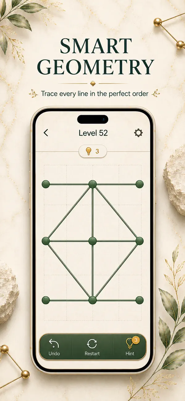 Dot Link: One Line Puzzle