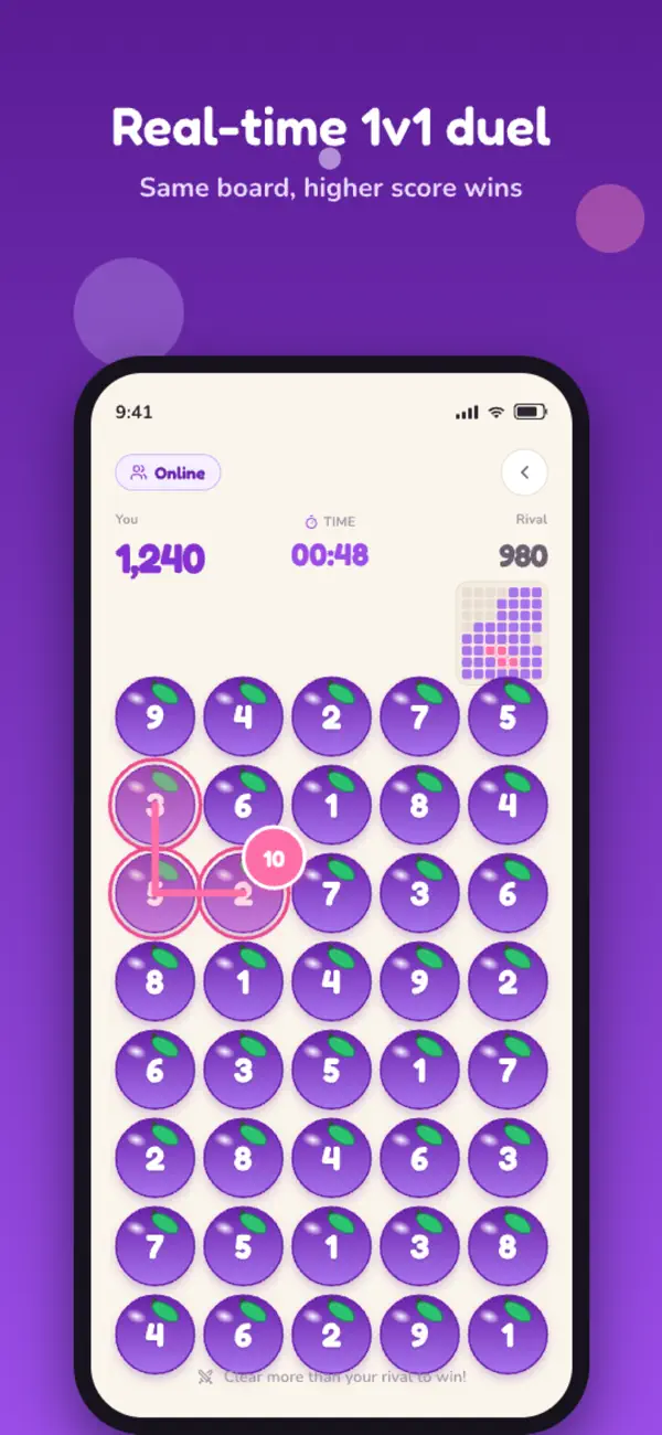 PlumGame - Number Match 10