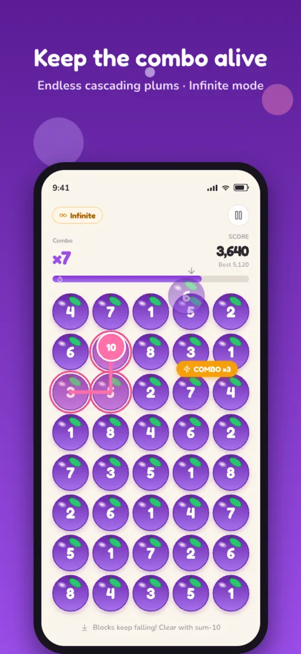 PlumGame - Number Match 10