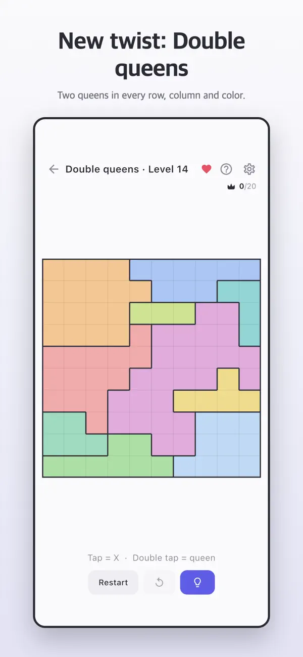 Queenkan — quiet logic puzzle