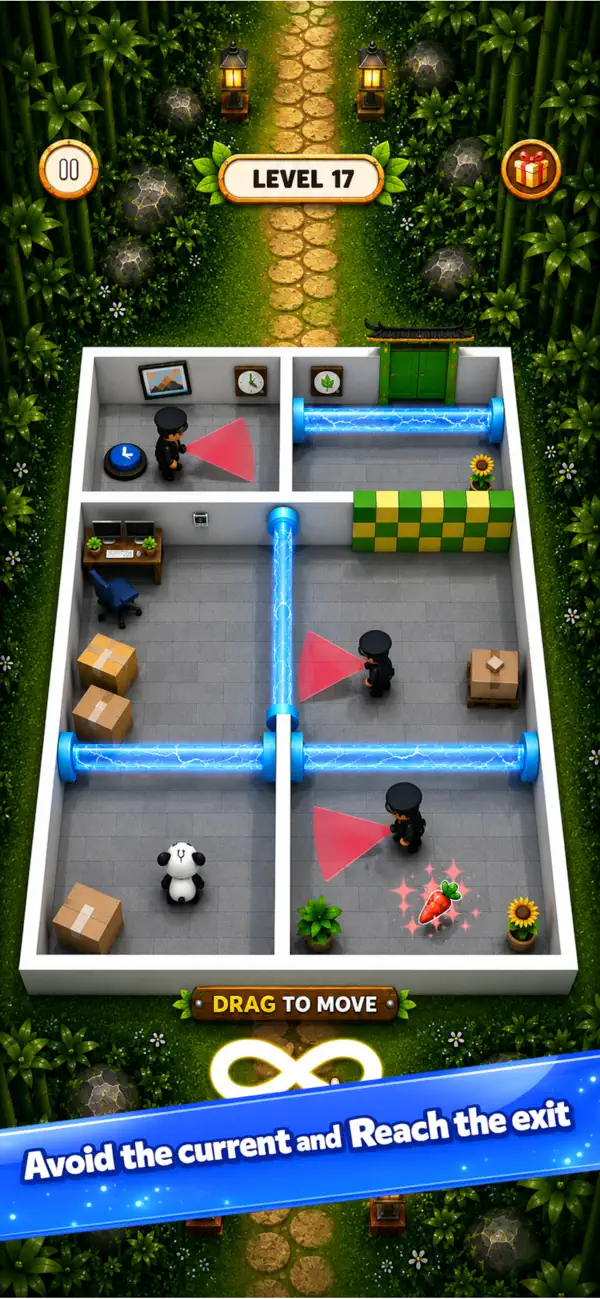 Panda Escape: Hide & Seek