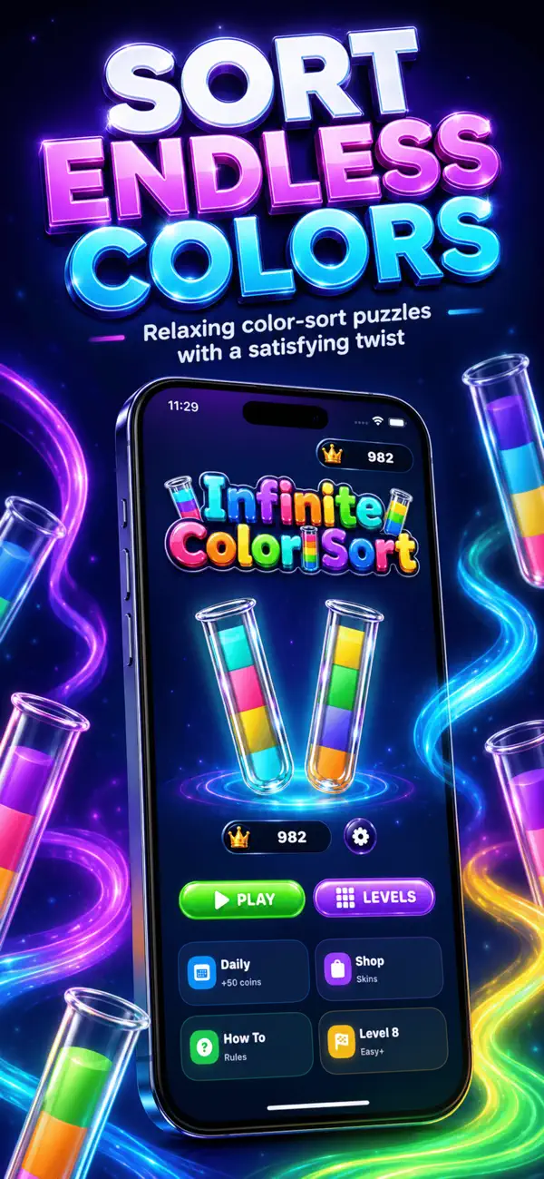 Infinite Color Sort