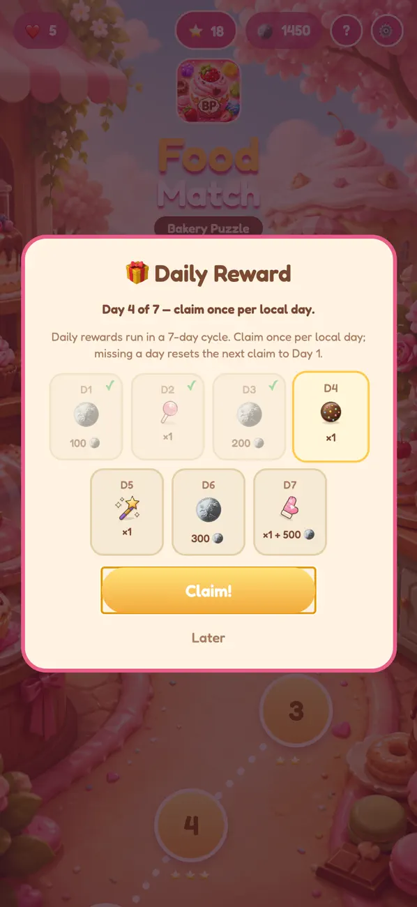 Food Match: Bakery Puzzle