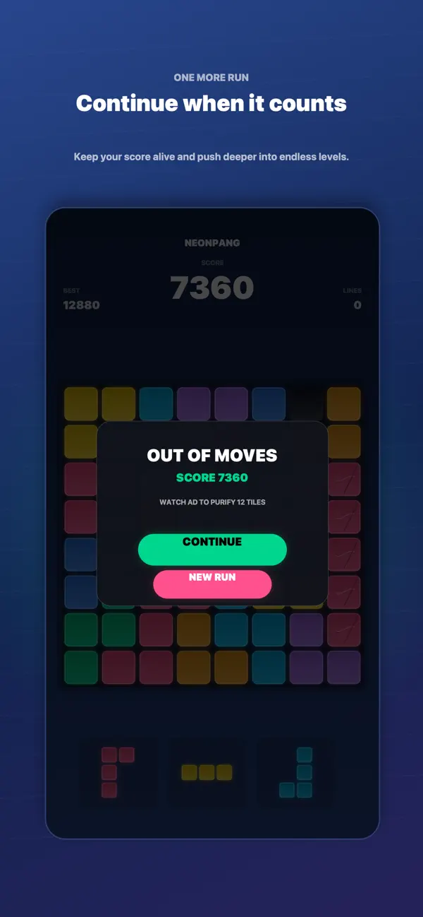 NeonPang: Block Puzzle