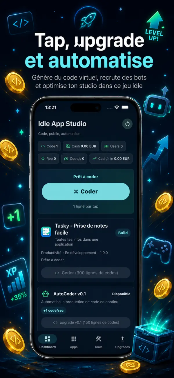Idle App Studio: Dev Game
