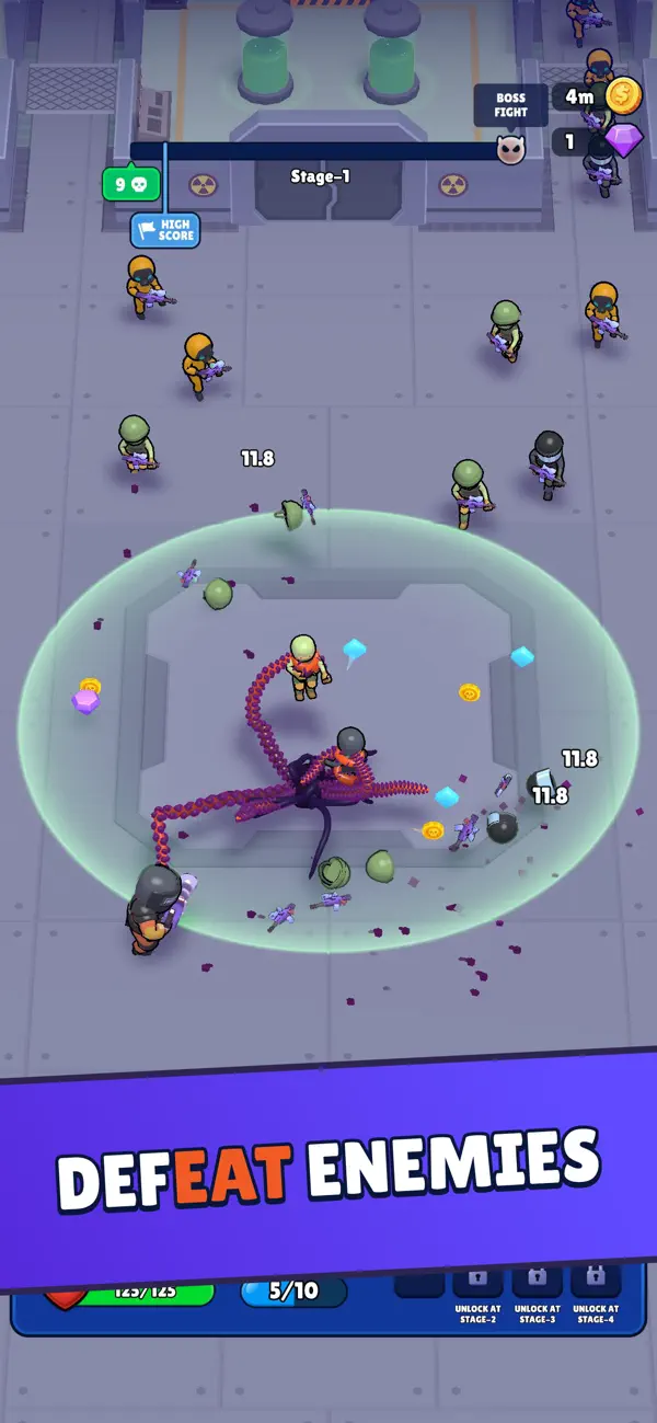 Alien Attack: RPG Idle Action!