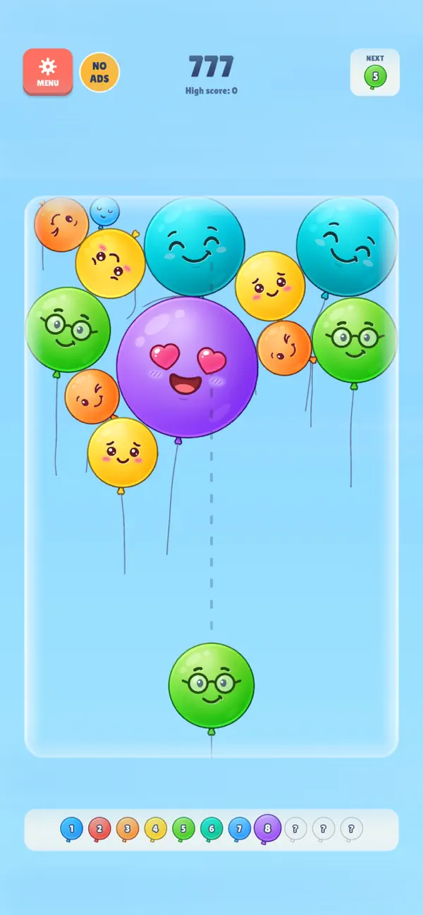 Merge Balloon: Sky Puzzle